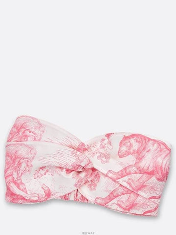 Dioriviera Toile de Jouy Sauvage Hairband - DIOR - BALAAN 1