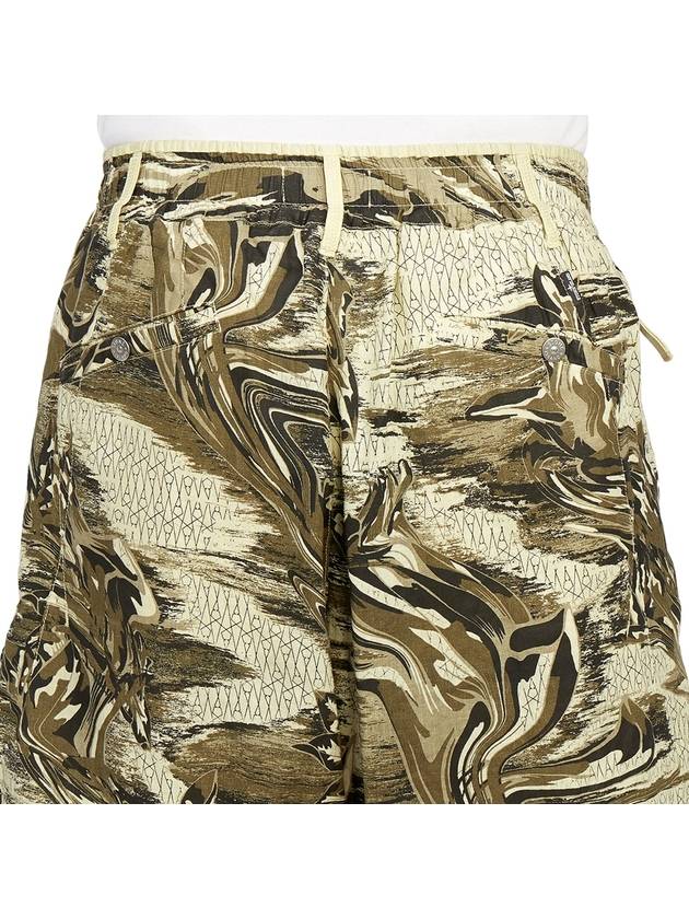 Shadow Project Print Bermuda Shorts Beige - STONE ISLAND - BALAAN 8