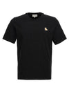 Chillax Fox Patch Regular Short Sleeve T-Shirt Black - MAISON KITSUNE - BALAAN 2