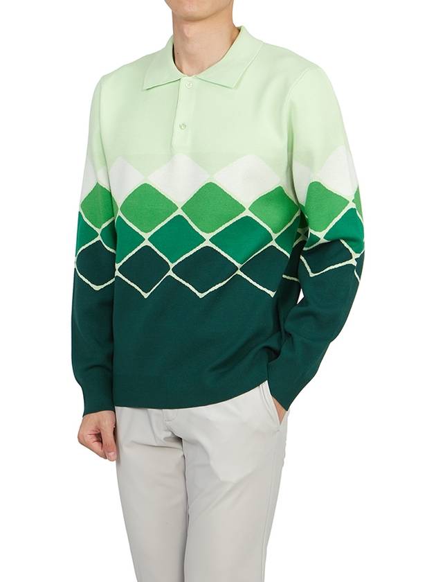 Golf wear men's collar knit AMKW08158 M374 - J.LINDEBERG - BALAAN 6