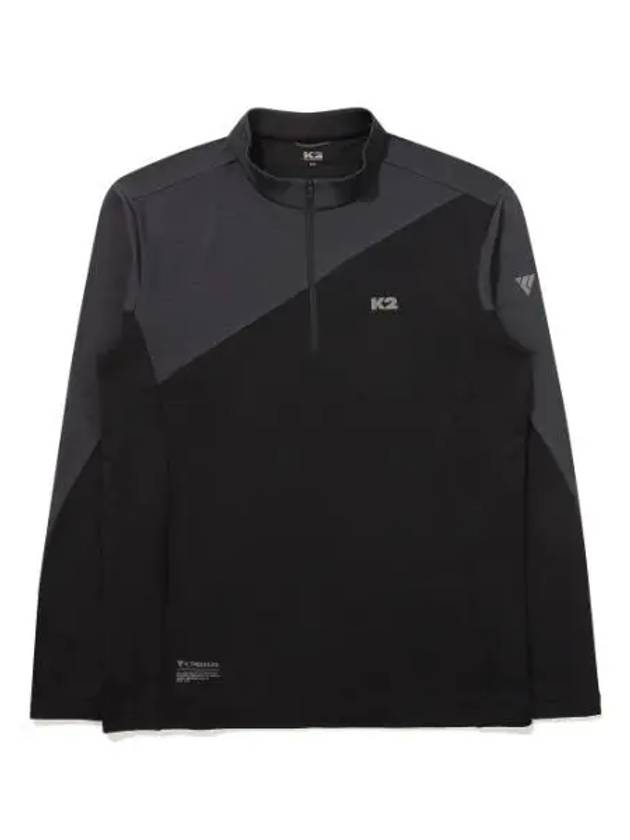 K2 KTR Cliff Zip up T shirt Black KMU24211Z1 - KATE - BALAAN 1