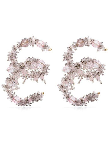 Dries Van Noten Embroidered Earrings - DRIES VAN NOTEN - BALAAN 1