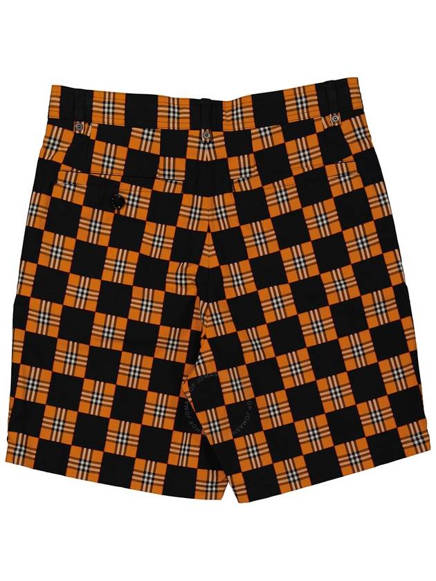 Burberry Men's Checkerboard Print Cotton Tailored Shorts Brand Size 46 Waist Size 31.1 - BURBERRY - BALAAN 2