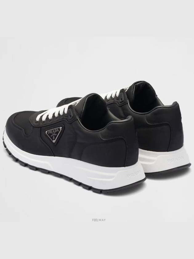 Prax 1 Re-Nylon Low Top Sneakers Black - PRADA - BALAAN 7