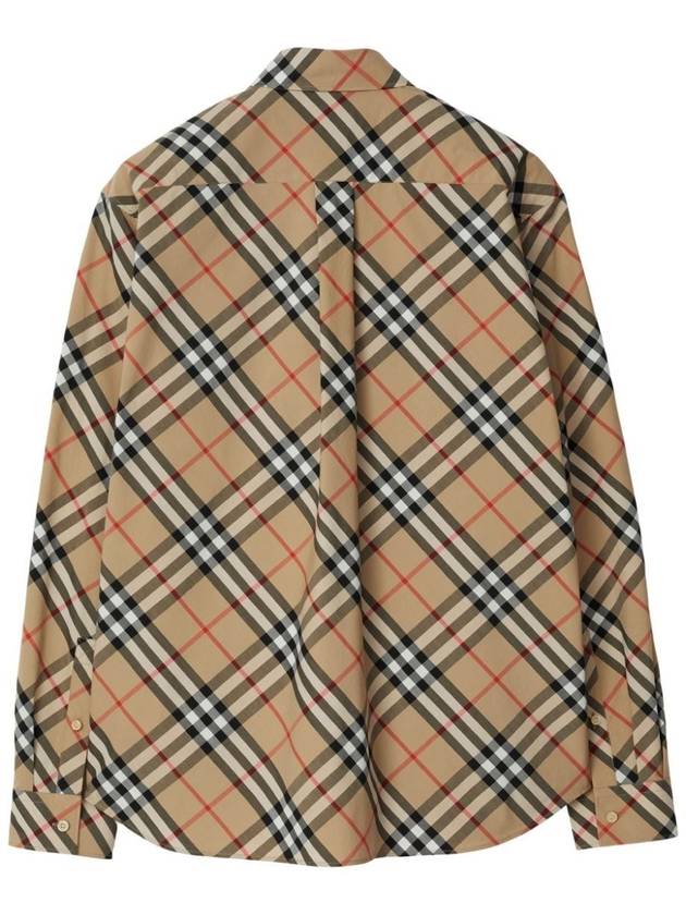 Vintage Check Long Sleeve Shirt Beige - BURBERRY - BALAAN 6