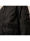 Men's Chrome-R Zip-Up Jacket Black - CP COMPANY - BALAAN 7