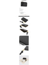 Le Porte Cartes Tourni Leather Card Wallet Black - JACQUEMUS - BALAAN 4