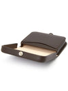 Josh Leather Coin Wallet Dark Brown - A.P.C. - BALAAN 5