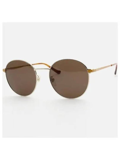 Eyewear Round Metal Sunglasses Brown - GUCCI - BALAAN 2