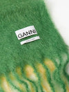 Gradient gradient recycled mohair blend muffler - GANNI - BALAAN 2