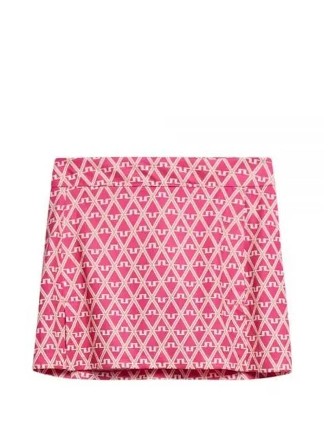 Amelie Print Mini Skirt Pink - J.LINDEBERG - BALAAN 2