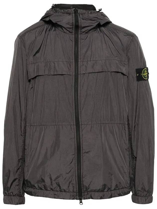 Garment Dyed Crinkle Reps R-Nylon Jacket Grey - STONE ISLAND - BALAAN 3