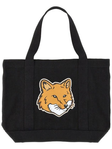 TOTE BAG WITH LOGO - MAISON KITSUNE - BALAAN 1