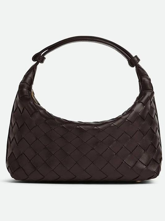 Intrecciato Small Leather Shoulder Bag Brown - BOTTEGA VENETA - BALAAN 2