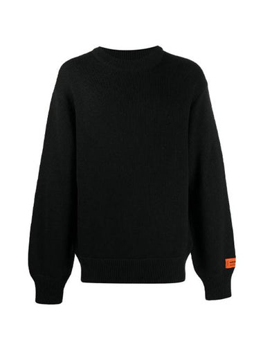 Heron Preston Bag Print Crew Neck Sweatshirt Black - HERON PRESTON - BALAAN 1