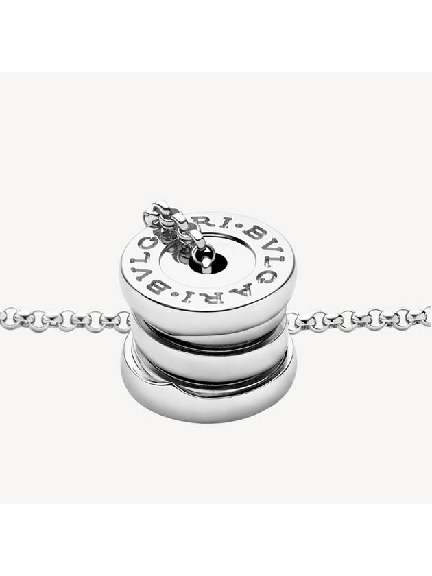 BZero1 Necklace Mini Round Pendant White Gold 360310 - BVLGARI - BALAAN 3