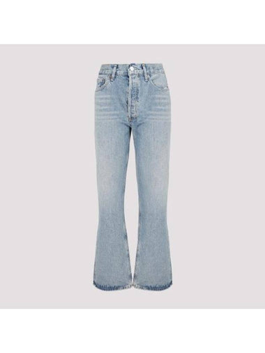 High-waist Denim Relax Fit Flared Jeans Blue - AGOLDE - BALAAN 1