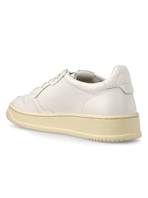 Medalist Leather Low Top Sneakers White - AUTRY - BALAAN 4