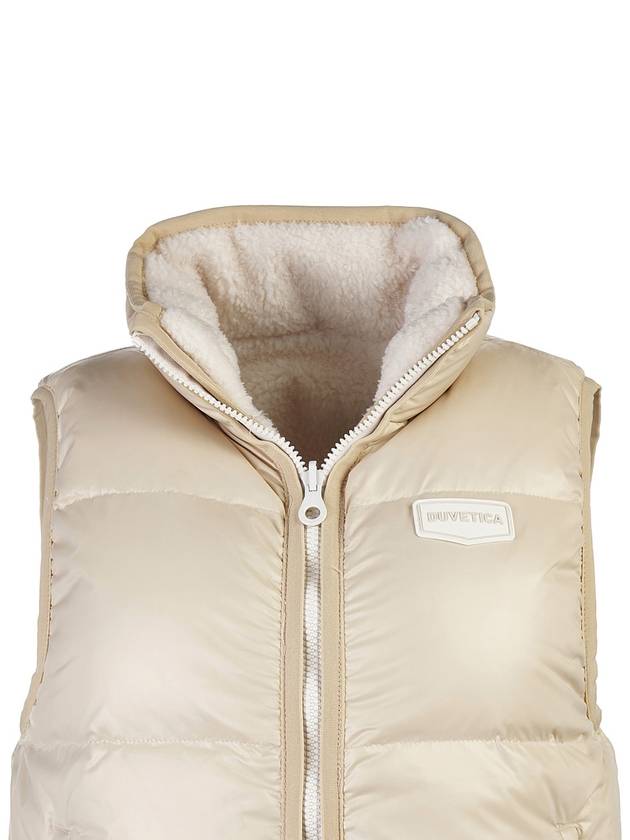 Logo Down Vest Beige - DUVETICA - BALAAN 8