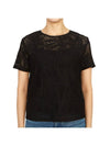 Lettera Short Sleeve T-Shirt Black - MAX MARA - BALAAN 1