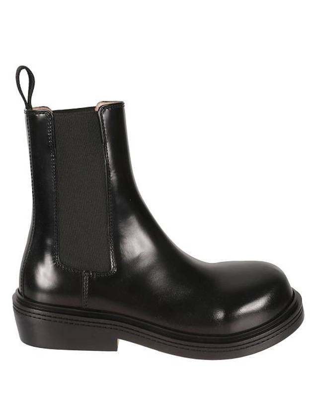 Fireman Chelsea Leather Ankle Boots Black - BOTTEGA VENETA - BALAAN 2