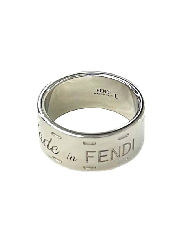 Made in Silver Ring Ring 7AJ817 - FENDI - BALAAN 3