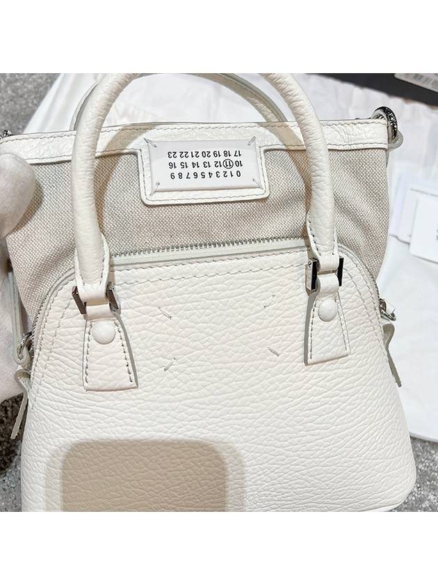 5AC Classique Micro Tote Bag White - MAISON MARGIELA - BALAAN 8