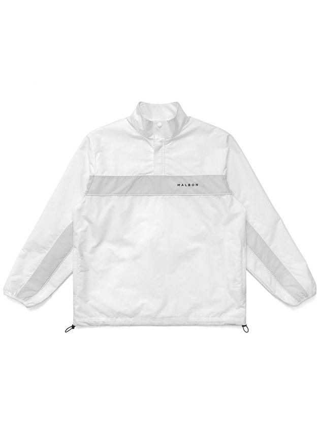 Bermuda Collection Solid Anorak Jacket WHITE - MALBON GOLF - BALAAN 1