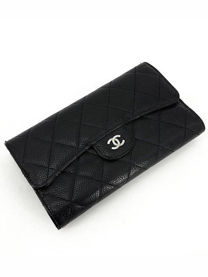 Classic caviar flap long wallet - CHANEL - BALAAN 2