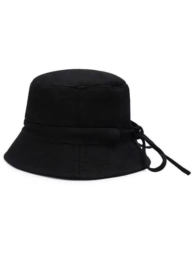 Le Bob Gadjo Bucket Hat Black - JACQUEMUS - BALAAN 4