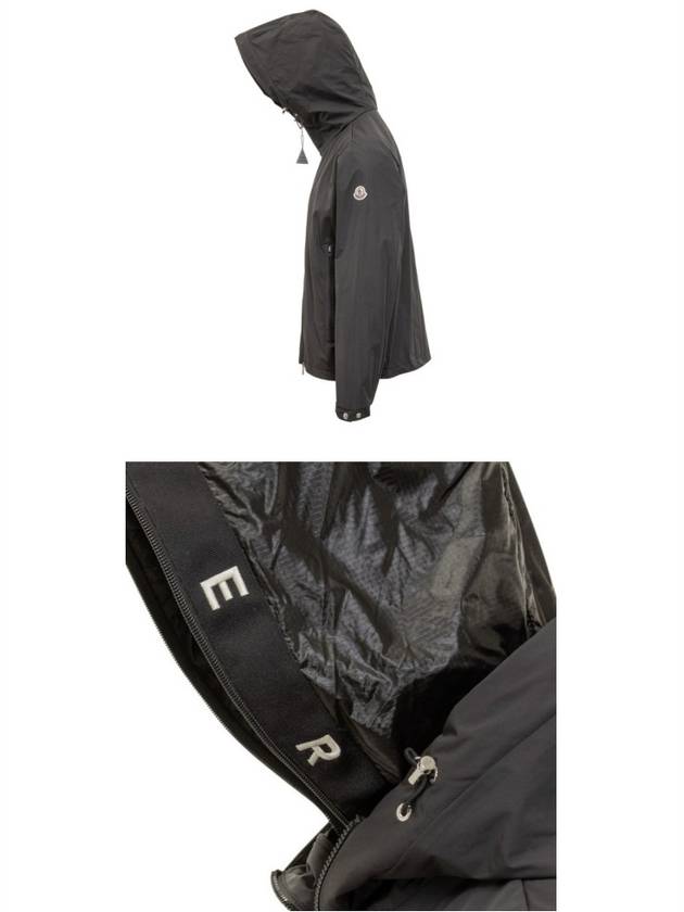 Traversier Hooded Jacket Black - MONCLER - BALAAN 6