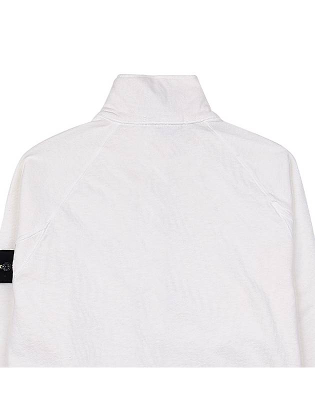 Garment Dyed OLD Treatment Zip Up Jacket White - STONE ISLAND - BALAAN 9