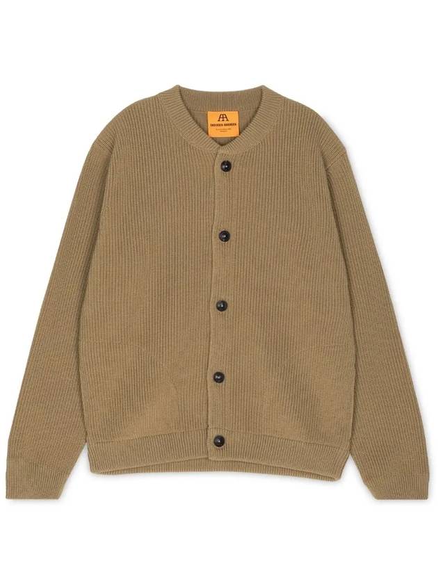 Skipper camel cardigan SKIPPER JACKET CAMEL - ANDERSEN-ANDERSEN - BALAAN 1