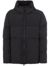 Naslan Light Watro Down Hooded Padding Black - STONE ISLAND - BALAAN 2