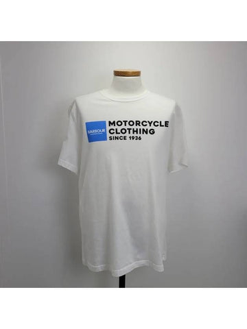 Small Block TShirt White 591571 - BARBOUR - BALAAN 1