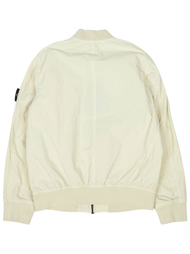 Kids Waffen Patch Bomber Jacket Beige - STONE ISLAND - BALAAN 4