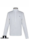 Luke Half Zip Up Mid Long Sleeve T-Shirt White - J.LINDEBERG - BALAAN 2