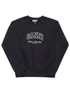 Logo Print Sweater Black - GANNI - BALAAN 3