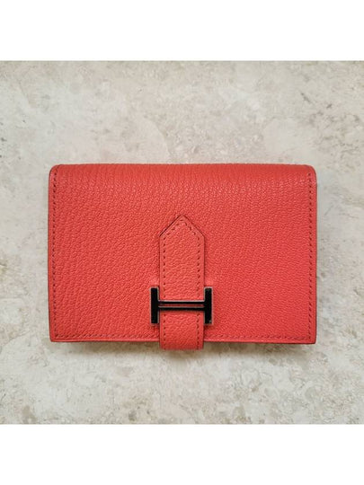 Bearn Card Wallet Rose - HERMES - BALAAN 2