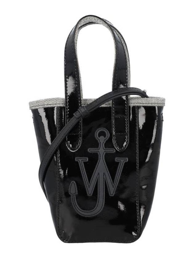 Anchor Patch Mini Belt Tote Bag Black - JW ANDERSON - BALAAN 1