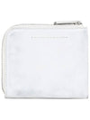 Logo Zipper Leather Half Wallet Off White - MAISON MARGIELA - BALAAN 2