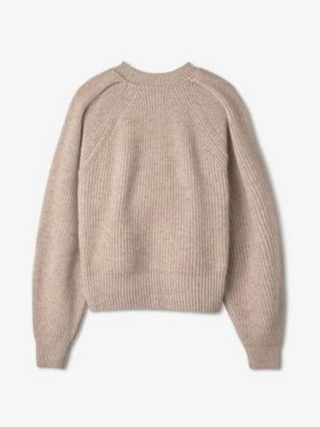 Billie Rubber Jumper Knit Top Beige - ISABEL MARANT - BALAAN 3