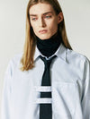 Double holder strap striped shirt sky blue - S SY - BALAAN 6