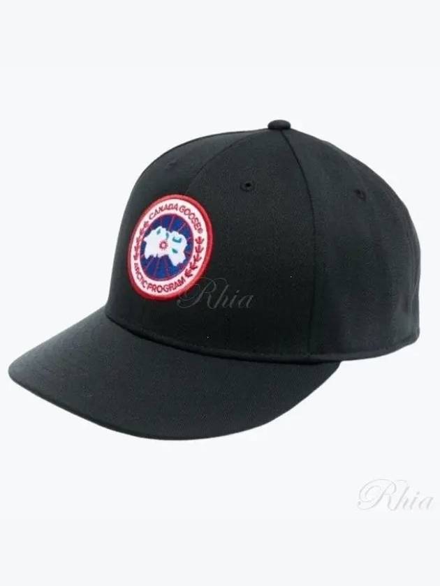 Artic Logo Patch Ball Cap Black - CANADA GOOSE - BALAAN 2