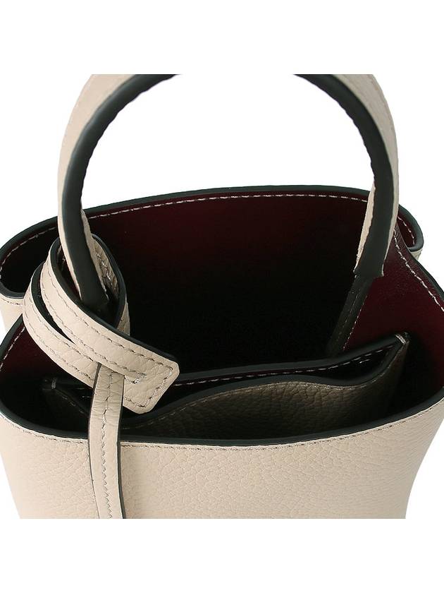 Micro Leather Mini Tote Bag Beige - TOD'S - BALAAN 11