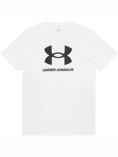 UA Sportsstyle Logo Short Sleeve T-Shirt  White - UNDER ARMOUR - BALAAN 1