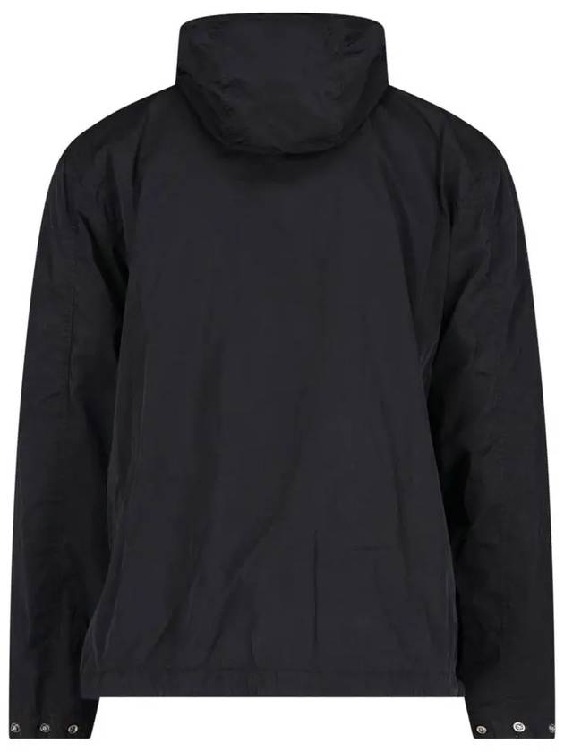 Men's Chorme-R Lens Patch Anorak Black - CP COMPANY - BALAAN 3