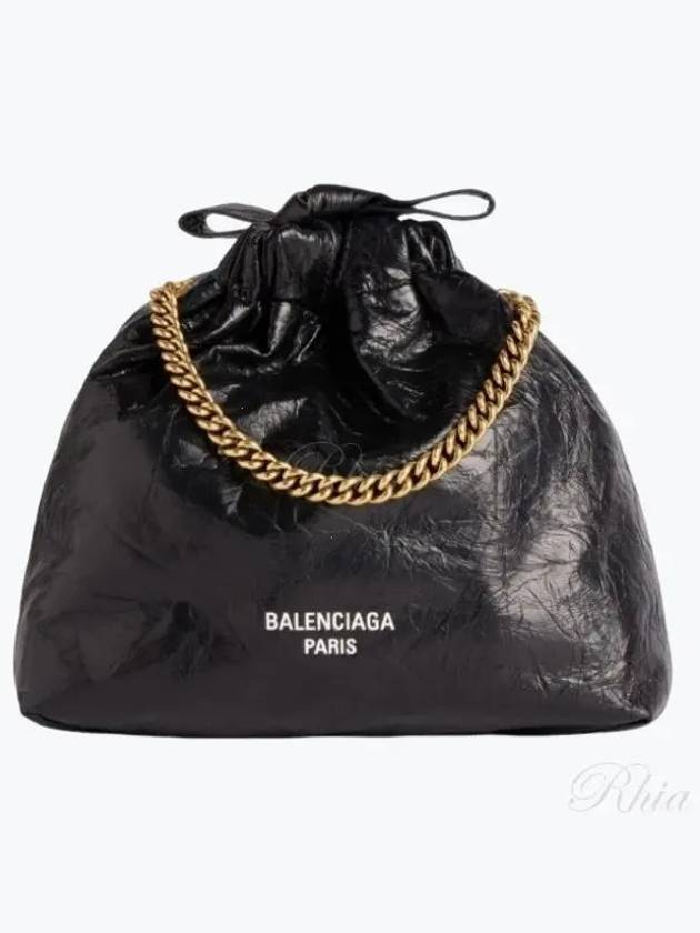 Women's Crush Medium Tote Bag Black - BALENCIAGA - BALAAN 2