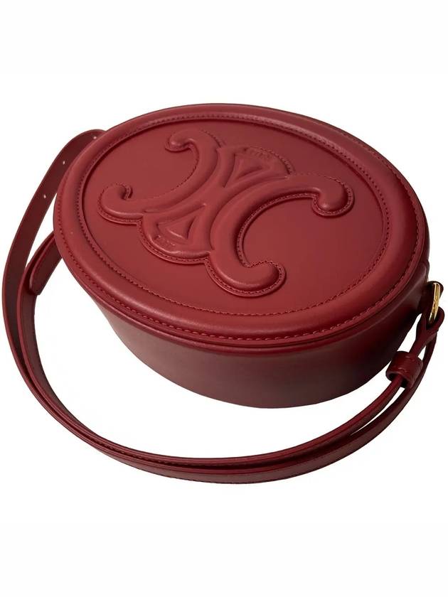 Cuir Triomphe Calfskin Cross Bag Red - CELINE - BALAAN 3