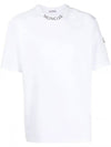 Logo Cotton Short Sleeve T-shirt White - MONCLER - BALAAN 1